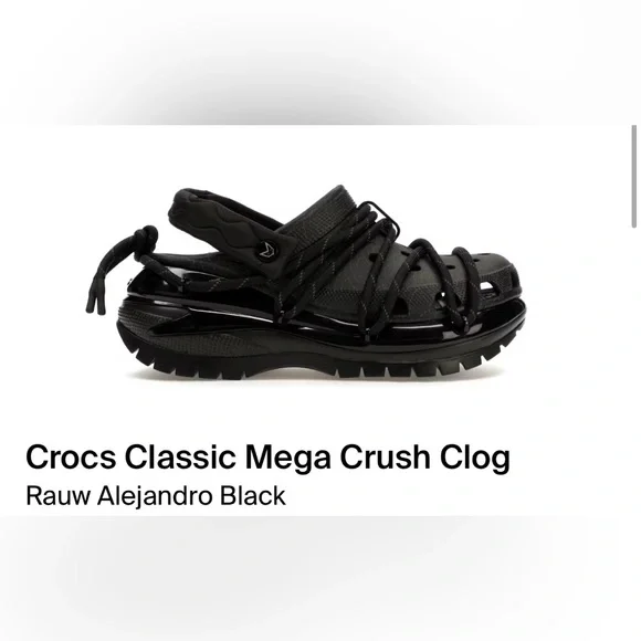 CROCS | Shoes | Rauw Alejandro X Crocs Mega Crush Clog Style 